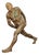 Karol Broniatowski, Life-Size Running Figure Sculpture, 1972, Papier Mache For Sale