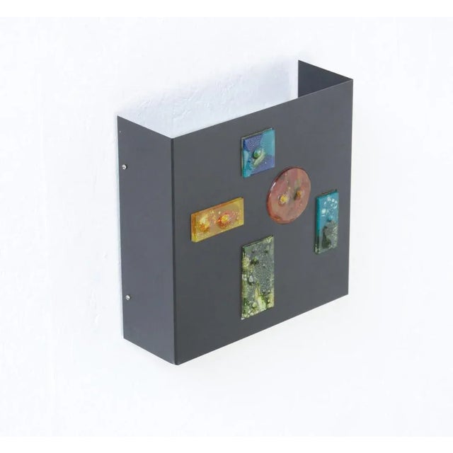 Square Collage Wall Lamp by Willem Van Oyen for Raak, 1960s For Sale - Image 9 of 9