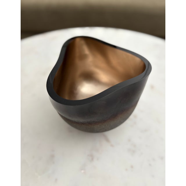 Toni Bond Amorf Handcrafted Glass Vase for David Sutherland For Sale - Image 4 of 6