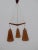 Teak and Jute Cord Pendant Cascade Lamp from Temde, 1960s For Sale - Image 3 of 12