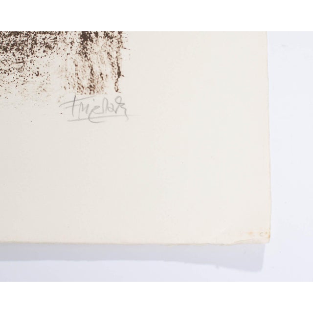 Mid 20th Century Limited Edition Abstract Lithograph "Sao Paulo” by Johnny Friedlaender For Sale - Image 5 of 9