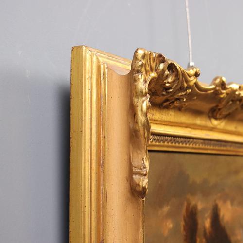 French School Artist, The Presentation, Oil on Canvas For Sale - Image 9 of 11