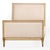 French French Louis XVI Style Painted and Gilt Twin Bed, C. 1940 For Sale - Image 3 of 8
