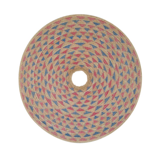 1990s Nigerian Hassau Basket Cover For Sale