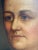 19th Century Antique Folk Art Lady Senator Henry Crouse Wife Woman Portrait Oil Painting Art For Sale - Image 5 of 13