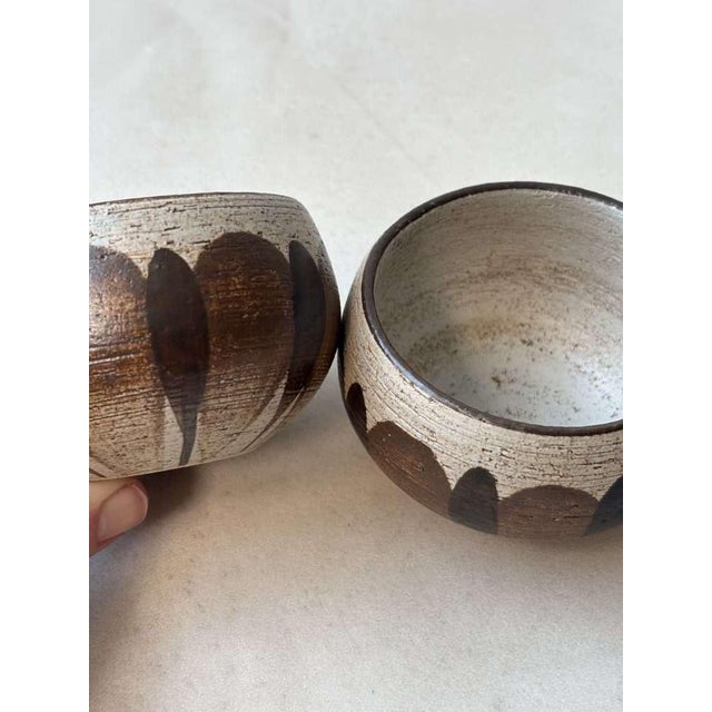 Ceramic Bowl Set from Gabriel Fourmaintraux, 1950s, Set of 2 For Sale - Image 4 of 8