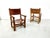 French Brutalist Castle Armchairs, 1920s, Set of 2 For Sale - Image 3 of 14
