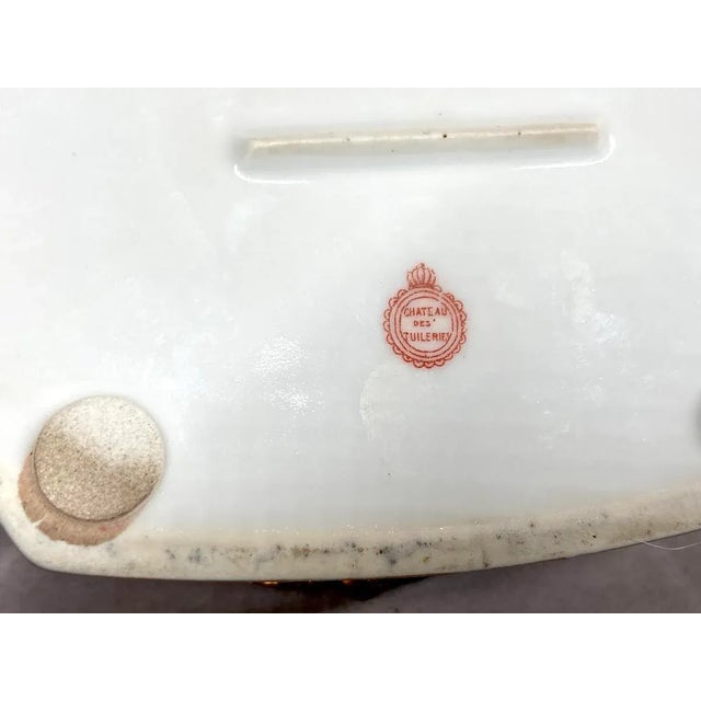 19th Century 1880 French Sevres Blue Porcelain Gold Gilt Romantic Box For Sale - Image 5 of 15