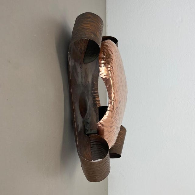 Copper Theatre Wall Light in the style of Stilnovo, Italy, 1950s For Sale - Image 12 of 18