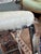 Animal Skin Hair on Hide Vanity Stool, Off White For Sale - Image 7 of 12