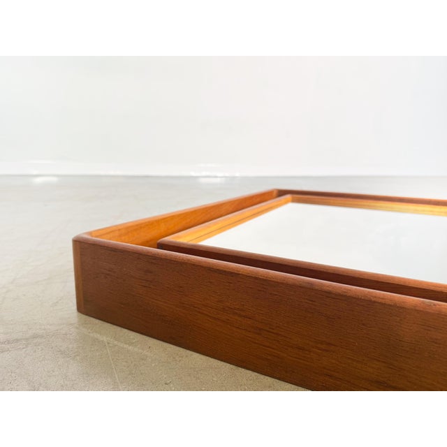 We are offering for sale a beautiful vintage mirror from the 1960s by the Danish manufacturer Pedersen & Hansen. The...