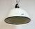 Plastic Soviet Industrial White Enamel Pendant Lamp, 1960s For Sale - Image 7 of 18