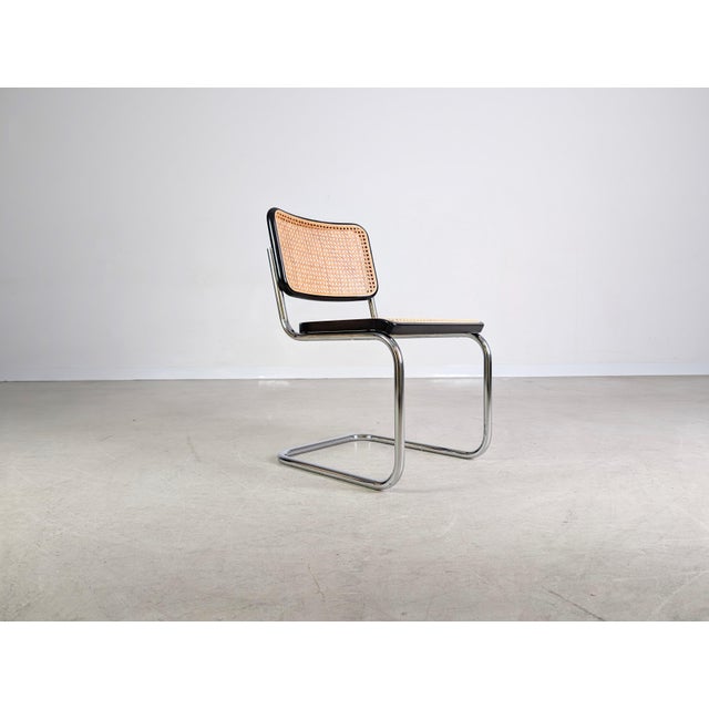 Viennese Cane S32 Cantilever Chair by Marcel Breuer for Thonet For Sale - Image 6 of 11