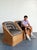 Vintage Woven Rattan Lounge Chairs - A Pair For Sale - Image 11 of 18