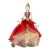 Soffieria De Carlini Mouth-Blown Italian Christmas Ornament Fashionista Lady in Red Gown For Sale
