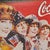 Vintage Coca-Cola Wooden Sign with Frame, 1980s