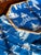 Rare Kim Seybert Cobalt and White Chinoiserie Luncheon Set - 9 Pieces This beautiful 9 piece Kim Seybert luncheon set...