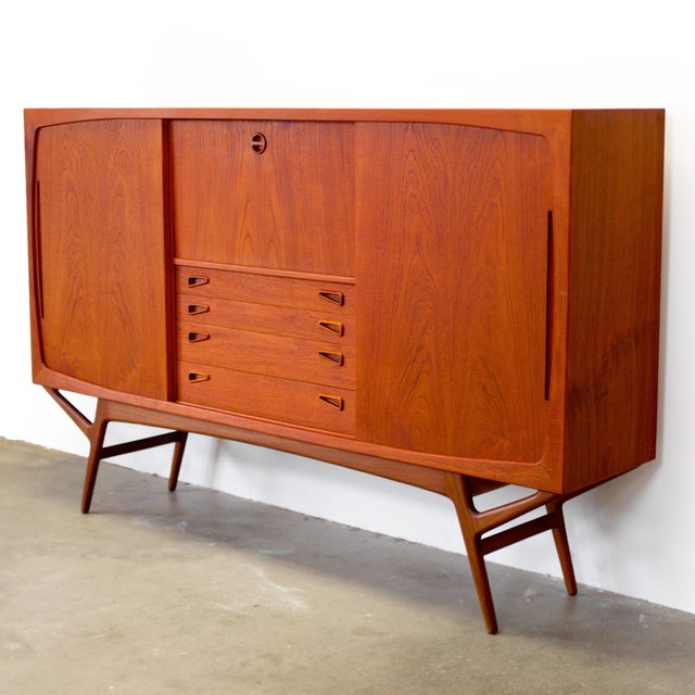 Dimensions: 78 3/4" L x 17 1/8" D x 50 3/16" H Origin: Denmark Designer: Harry Østergaard Manufacturer: Randers...
