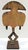 Wood Antique Bakota Reliquary Kota Mask Figure Sculpture From the Tribe in Gabon For Sale - Image 7 of 18