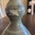1970s Mid-Century Studio Celadon Double-Gourd Vase With Inlaid Lotus and Medieval Seal Mark For Sale - Image 9 of 12