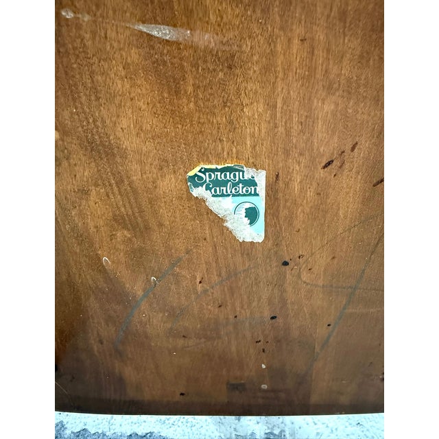 VTG Sprague & Carleton Colonial Revival Solid Maple Barrel Back Captain Chairs For Sale In Kansas City - Image 6 of 15