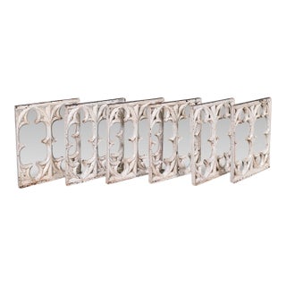 Set of 6 Secret Garden Wall Panels, English, Gothic Tracery Grille, Victorian For Sale
