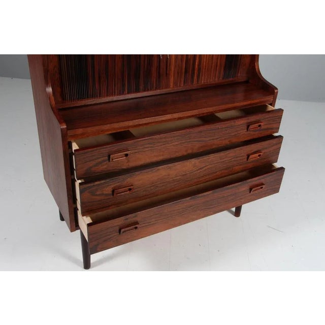 Vintage Danish Rosewood Bookcase by Johannes Sorth of Nexø Furniture Factory, 1968 For Sale - Image 6 of 9