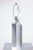 Large Paul Evans Style Large "Cityscape" Brushed Aluminum & Polished Steel Tower Table Lamp. Featuring a rectangular form...