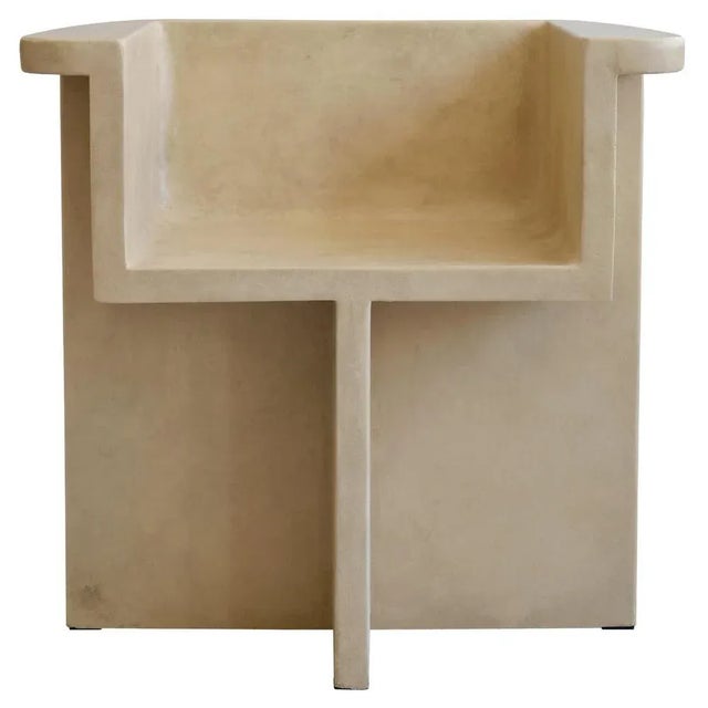 Sculpture Materials Sand Brutus Dining Chair by 101 Copenhagen For Sale - Image 7 of 7