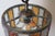 Brutalist Longobard Lantern Pendant in Hammered Glass, Italy, 1960s For Sale - Image 6 of 17