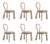 Mary III Dining Chairs by Ottiu, Set of 6 For Sale
