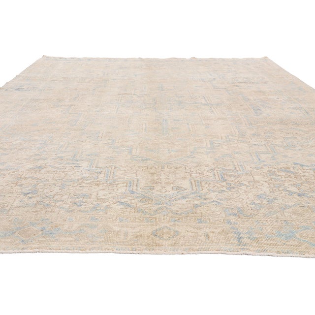 Contemporary Vintage Persian Heriz Rug, 08'00 X 10'11 For Sale - Image 3 of 10