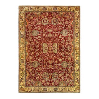 Pasargad DC Rust Fine Hand Knotted Augra Rug For Sale