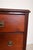 Chestnut Antique Inlaid Mahogany Three-Drawer Dresser With Original Patina For Sale - Image 8 of 9