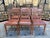 Chairs in Oak and Leather, 1950s, Set of 6 For Sale - Image 10 of 10
