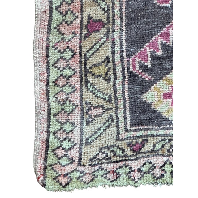 1980s Vintage Turkmen Wool Rug 5’5” X 11’ For Sale - Image 5 of 6