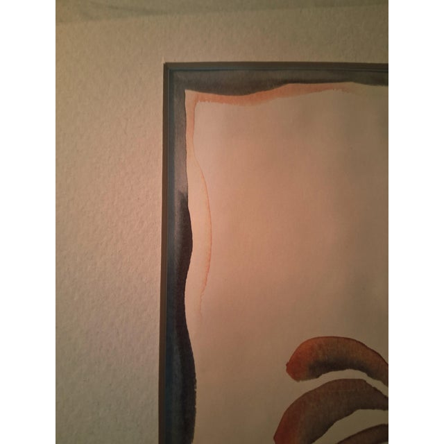 F-021 Original 1995 William Rowe "Kokopelli" Watercolor For Sale - Image 10 of 12