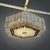 Italian mid-century modern murano glass chandelier by paolo venini, 1950s chandelier with diffuser composed of numerous...