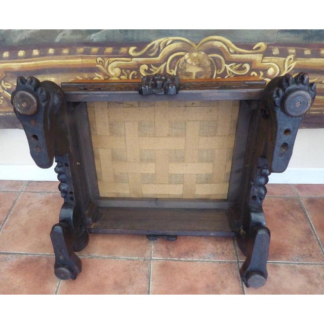 Large Antique Country Oak Stool, 1830 For Sale - Image 9 of 16