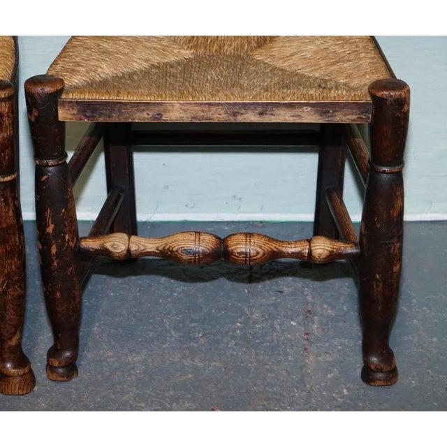 Country House Dining Chairs in Oak, Set of 4 For Sale - Image 6 of 18