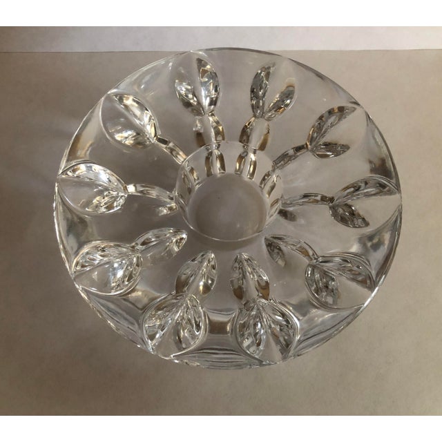 Late 20th Century Miller Rogaska Equinox Crystal Candle Holder Chairish