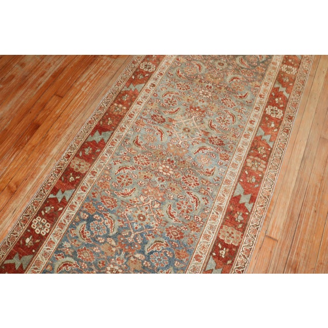 Antique Persian Bidjar Runner - 3'3" x 13' For Sale In New York - Image 6 of 9