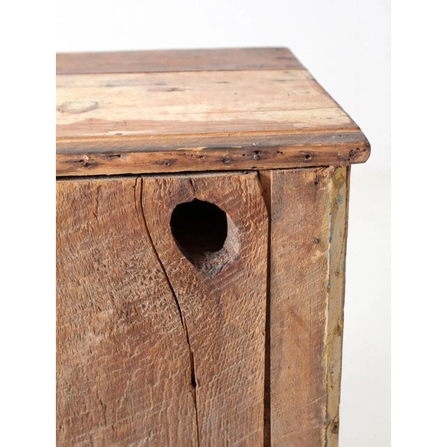Antique Primitive Cabinet Cupboard For Sale - Image 12 of 13