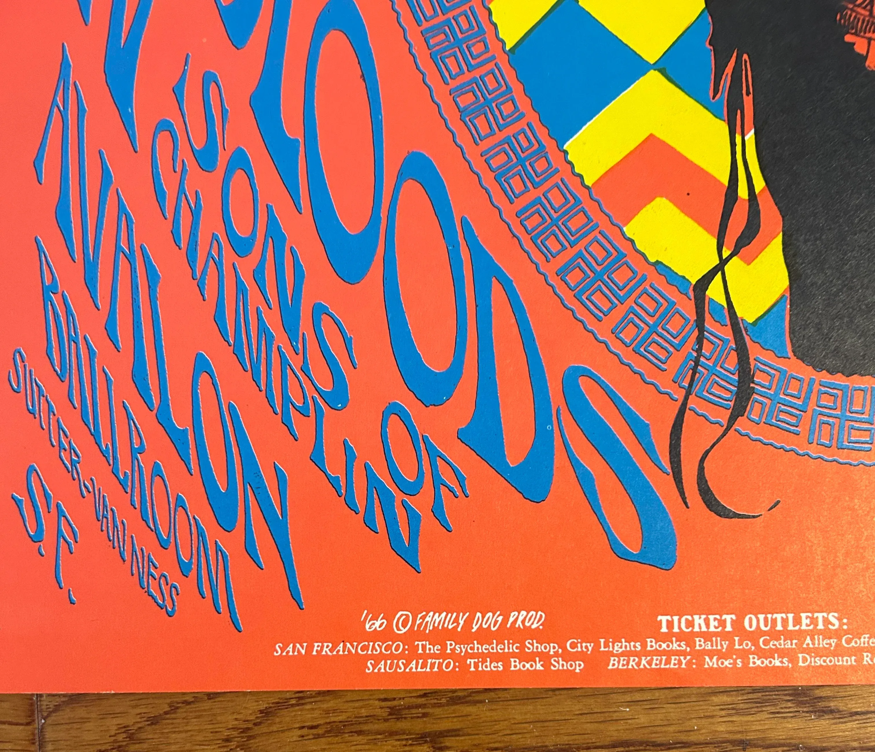 The Youngbloods Poster San Francisco 1966 by Stanley Ouse and