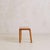 Mid-Century Modern French Oak + Inlaid Wood Vanity Stool, 1960s For Sale - Image 3 of 6