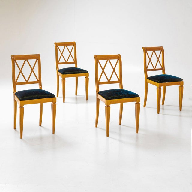 Cherry Dining Chairs, 1800s, Set of 6 For Sale - Image 9 of 9