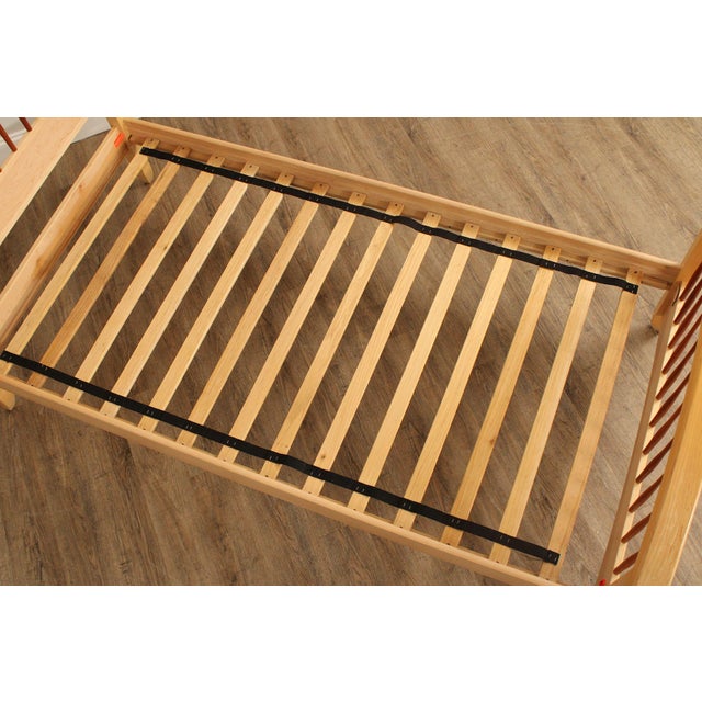 Vermont Precision Woodworks Maple Twin Size Spindle Bedframe For Sale - Image 12 of 12