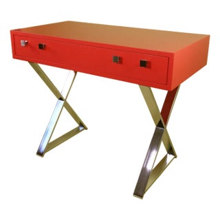 Mid Century Modern X Desk For Sale