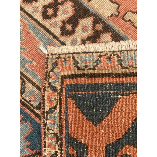 Tan Pasargad Rust Persian Antique Dorokhsh - 9' X 12'.9'' For Sale - Image 8 of 10