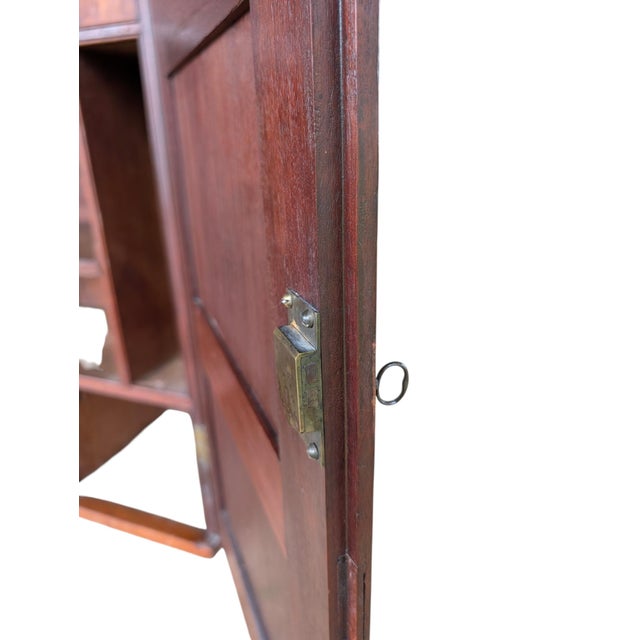 Early 20th-Century Desktop Specimen & Document Cabinet With Working Key For Sale - Image 11 of 18
